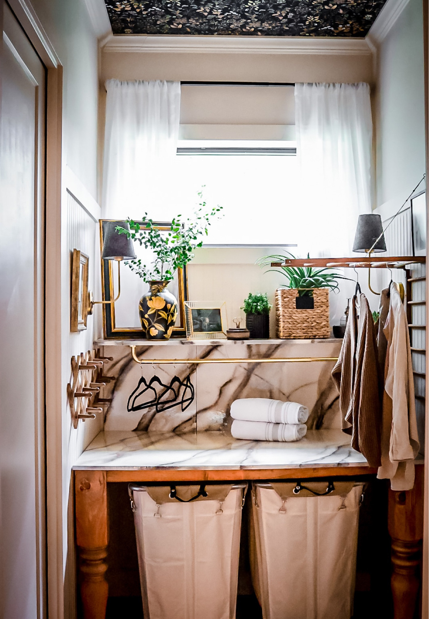 #Closet laundry nook is DONE! 