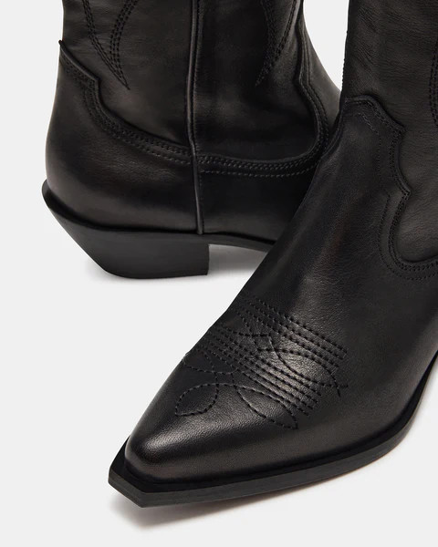 RANCH BLACK LEATHER | Steve Madden (US)