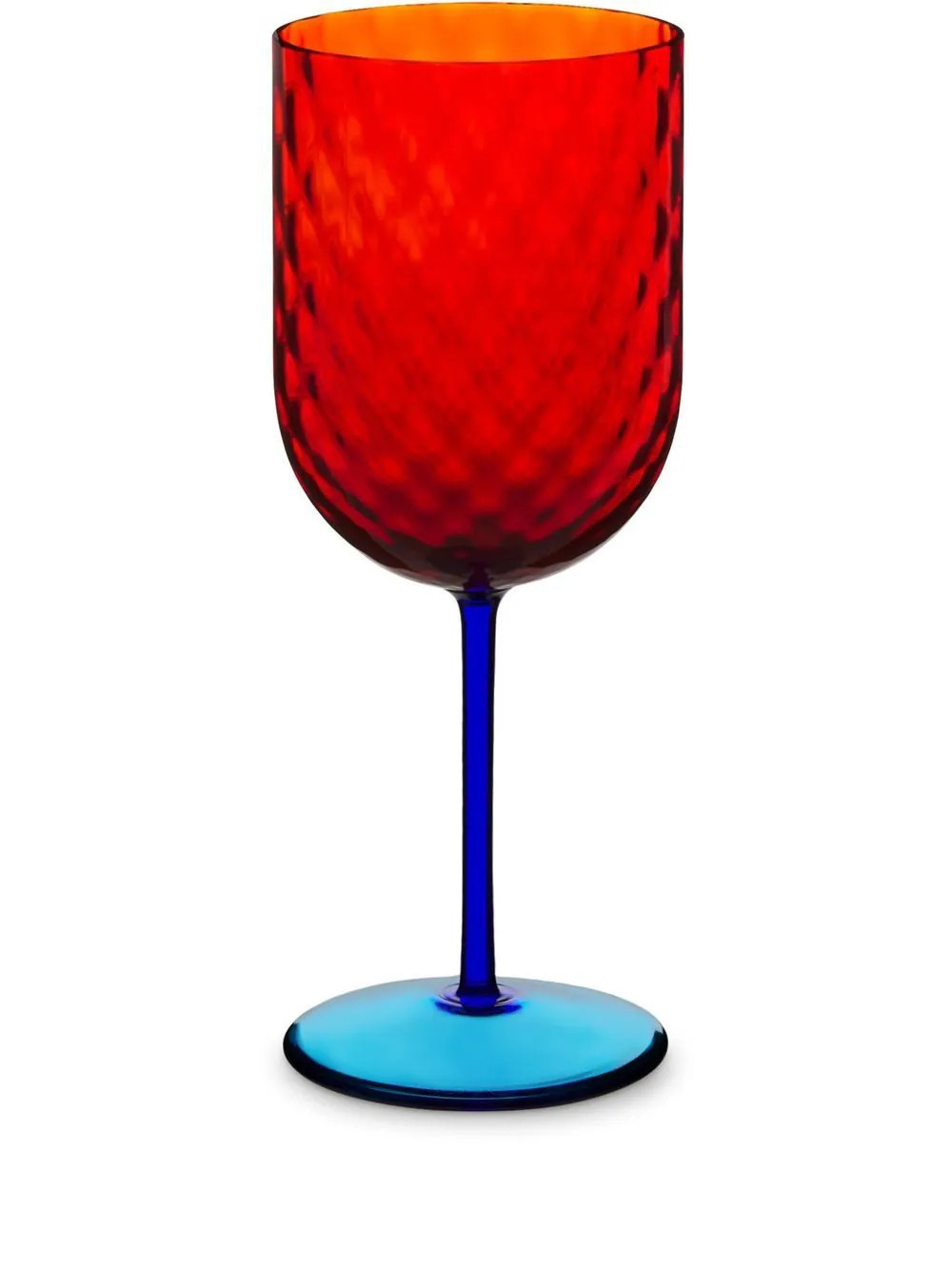 Dolce & Gabbana hand-blown Murano wine glass - Orange | Farfetch Global