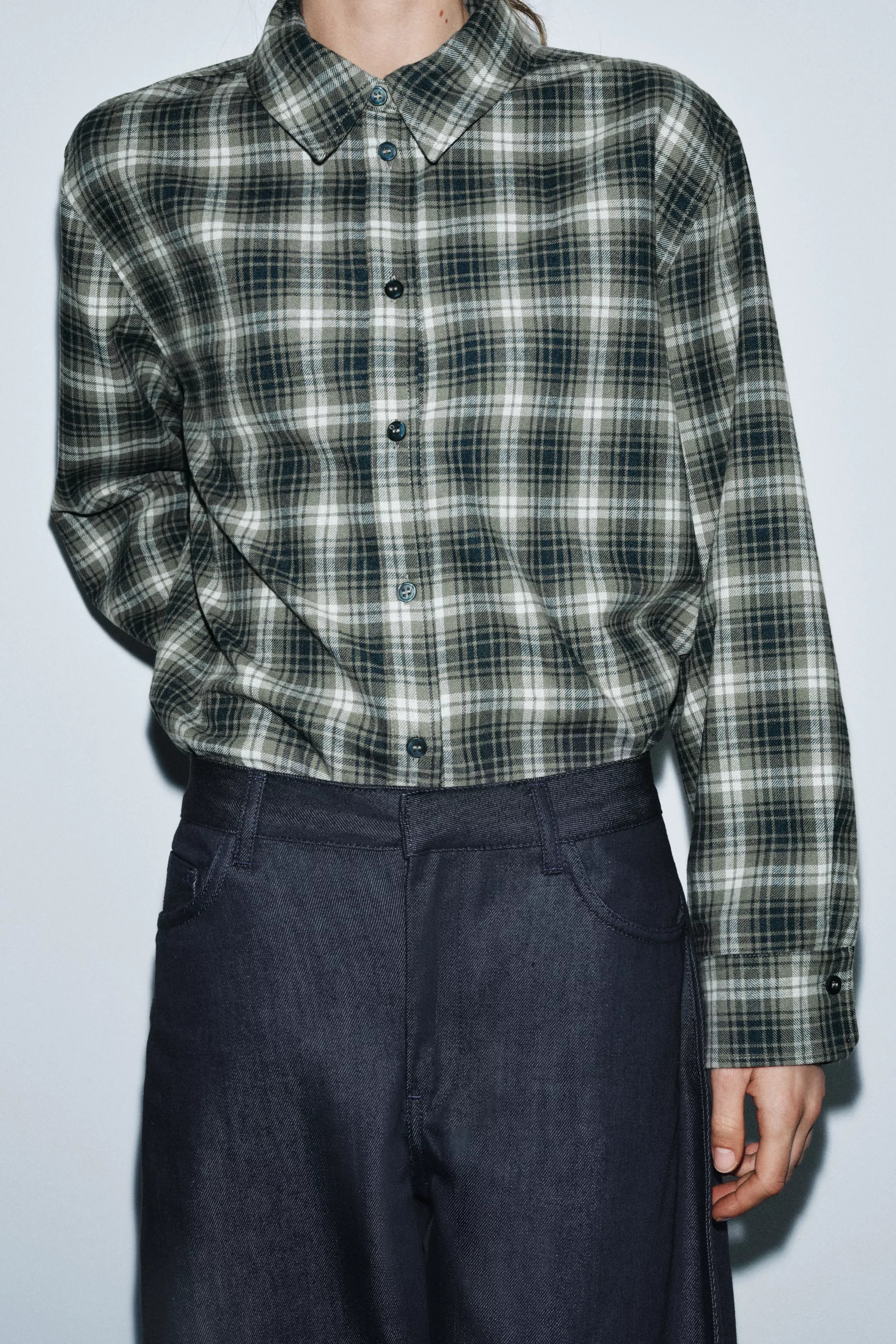 OVERSIZED PLAID ZW COLLECTION SHIRT | Zara US
