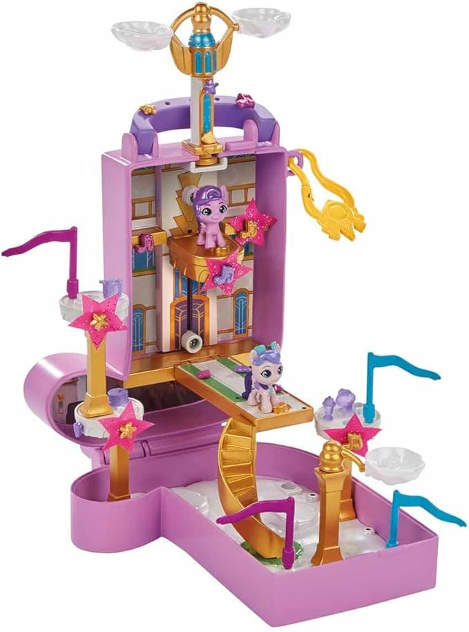 My Little Pony Mini World Magic Compact Creation Zephyr Heights Toy, Buildable Playset with Princ... | Amazon (US)