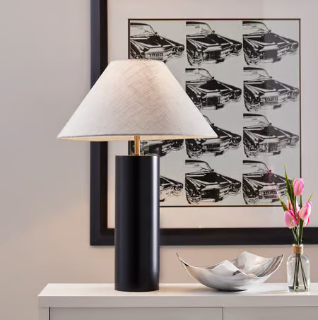 Black Martin Table Lamp | Rugs USA