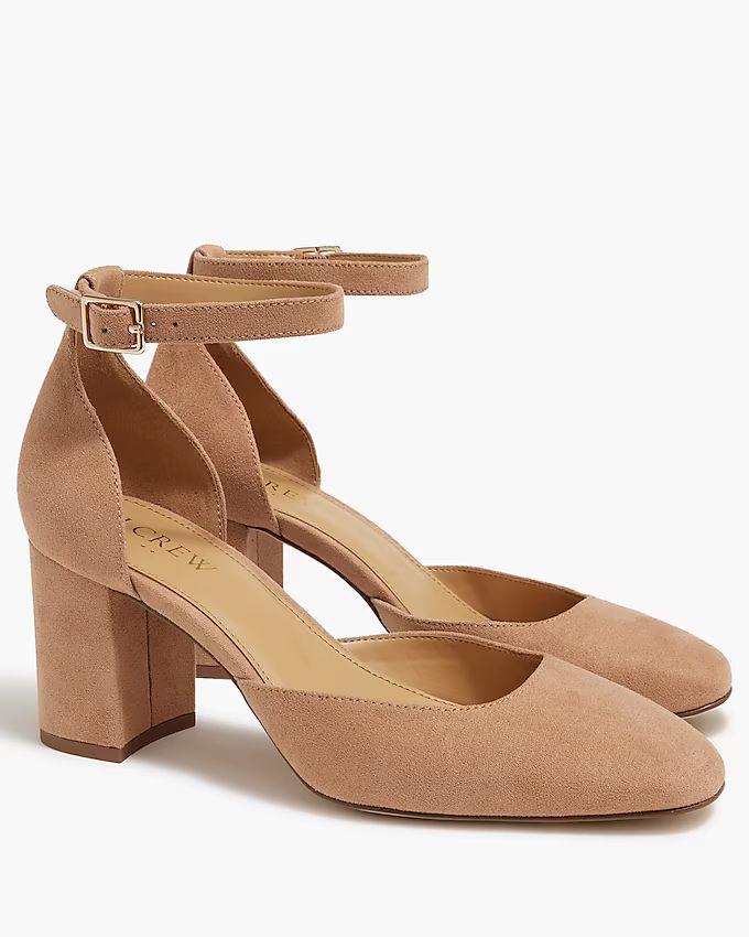 Block heels with ankle strap | J.Crew Factory