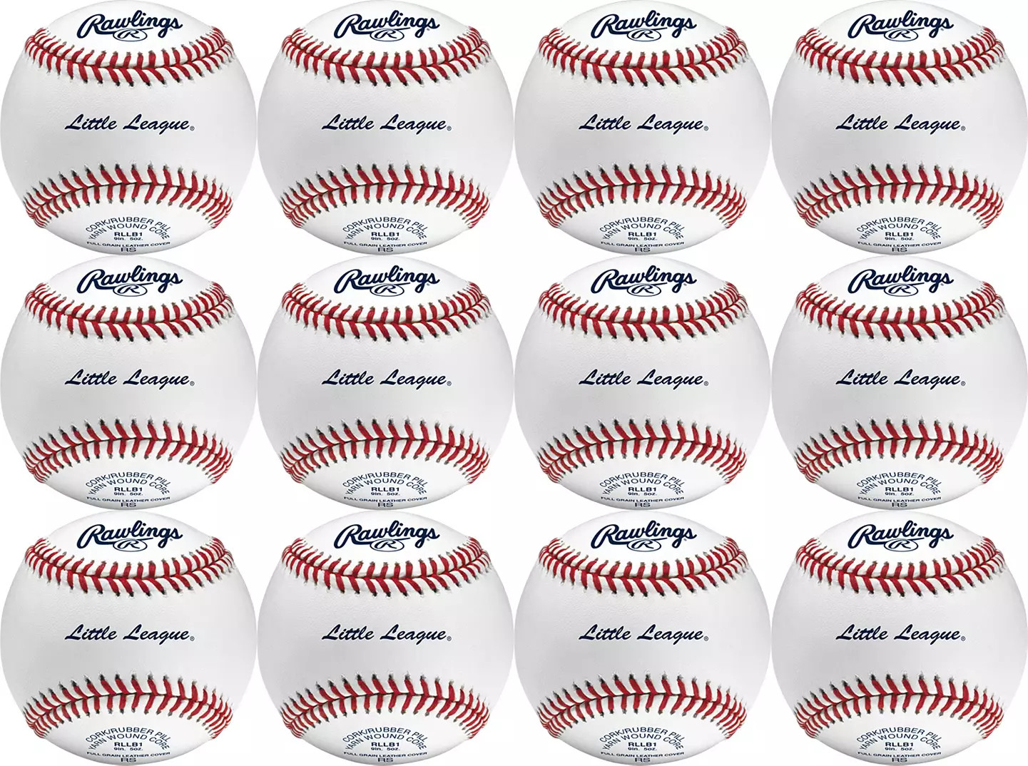 Rawlings Little League RLLB1 Baseballs - 12 Pack | DICK'S Sporting Goods