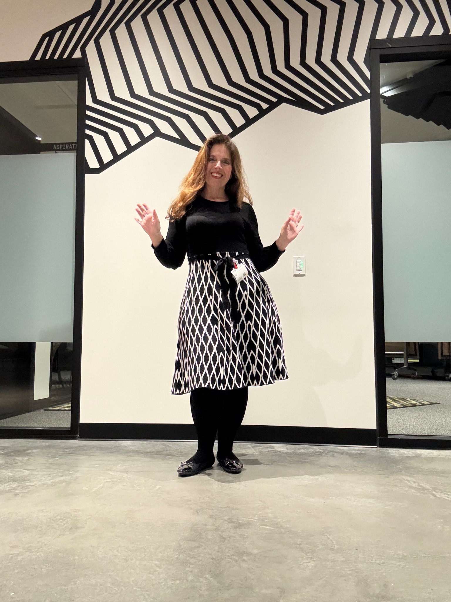 You know I’m always down for a matchy matchy moment.

Art & fashion collide 🖤🖤🖤

#LTKOver40 #LTKMidsize #LTKWorkwear