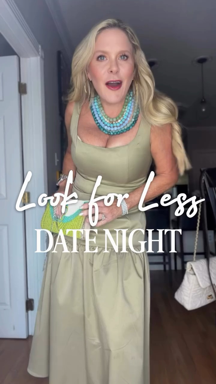 I’ve been obsessed with the timeless silhouette of the House of CB Amore dress, so when I found this look-for-less version, I had to share! The structured bodice, feminine shape, and flowy skirt give the same elevated feel, and this statement turquoise necklace adds the perfect pop of color. 💚🩵

Proof that you don’t have to spend hundreds to achieve an expensive-looking outfit. Just pair it with great accessories and a little confidence. 😉

Would you splurge on the original or save with the dupe? Let me know below! ⬇️

#LookForLess #HouseOfCBDupe #AffordableFashion #Over50Style #DateNightStyle