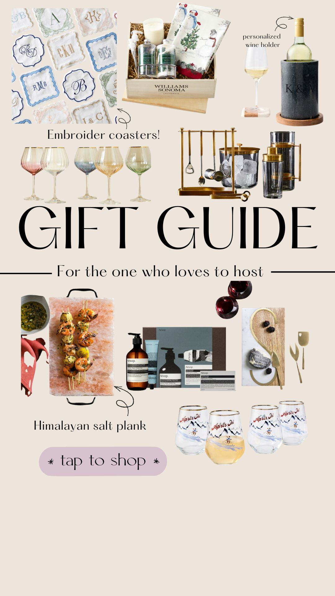gift guide for the one who loves to host 

 #LTKGiftGuide #LTKHoliday #LTKHome