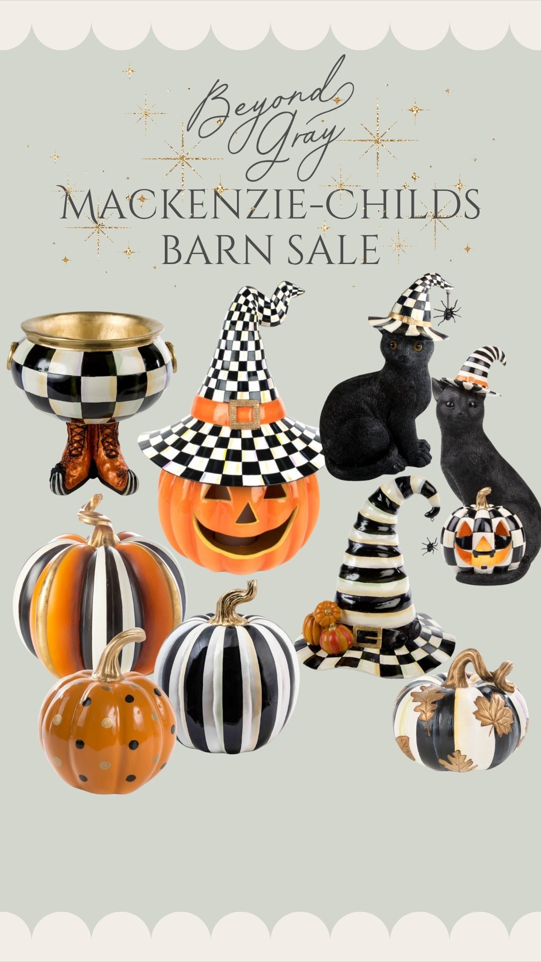 If you buy just one Halloween item from the MacKenzie-Childs Barn Sale, let it be the Happy Jack! I have it and it’s stunning! The coveted Barn Sale is happening now through July 21st. Up to 60% off select items and new items are being added daily! #mcpartner 

#LTKSeasonal #LTKSaleAlert #LTKHome