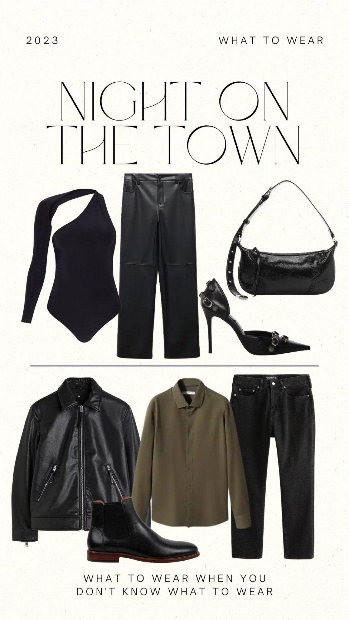 WHAT TO WEAR: Night Out Edition 🥂✨

Related to my blog post: What to Wear When a you Don’t Know What To Wear 
Insta & TikTok: @katlpx

#LTKfindsunder100 #LTKparties #LTKstyletip