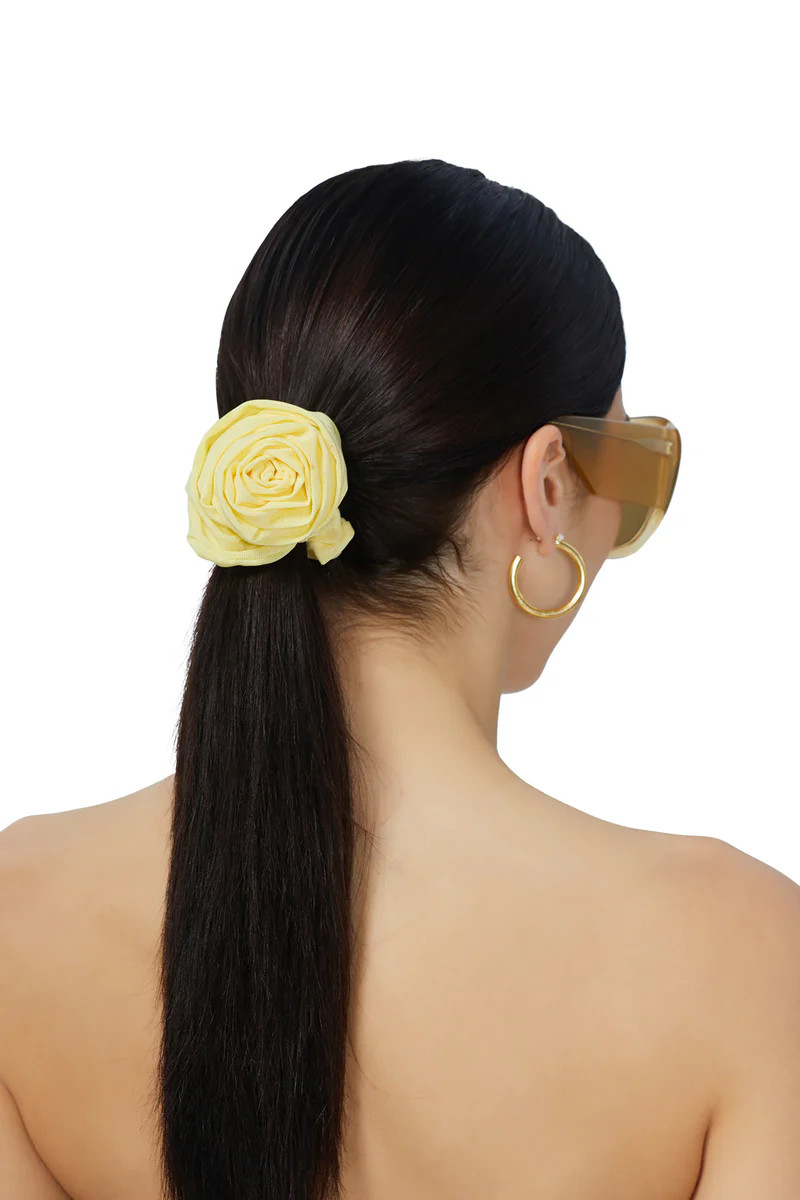 Rosette Scrunchie - Buttercup | ShopAFRM