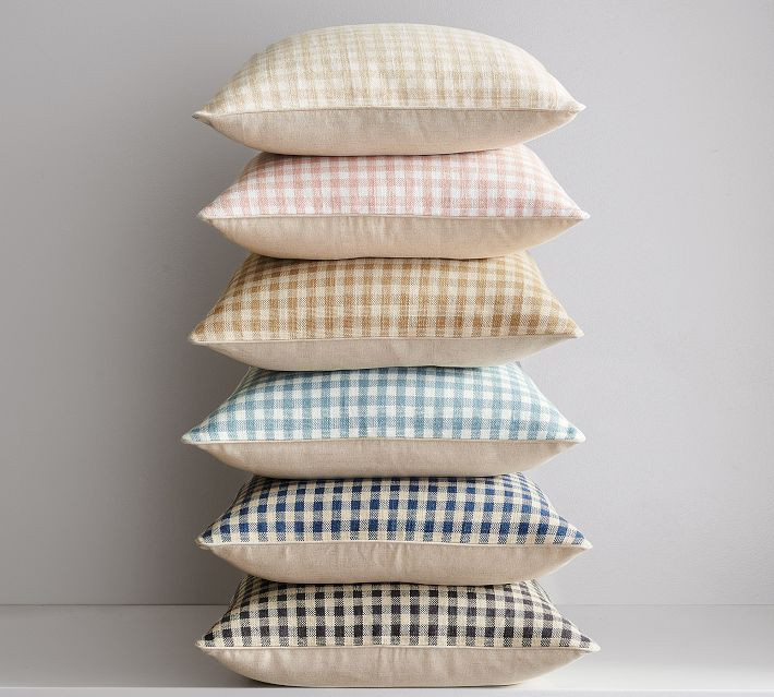 Blaine Check Pillow Cover | Pottery Barn (US)