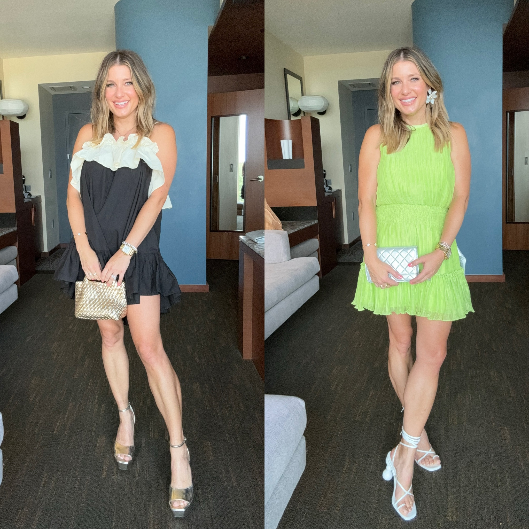I’m wearing a small in both dresses and size 6 heels
#ChristianBlairVordy
#DinnerDress #VacationWear #DateNight

#LTKShoeCrush #LTKStyleTip #LTKSeasonal