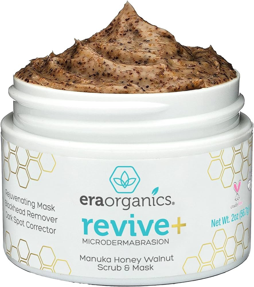 Era Organics Microdermabrasion Facial Scrub & Face Exfoliator - Spa Quality Exfoliating Face Mask... | Amazon (US)