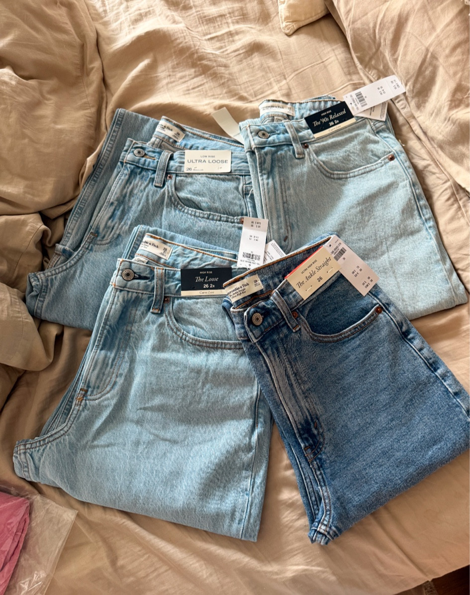 30%off Abercrombie jeans and an extra 15% off with code DENIMAF 

#LTKSaleAlert #LTKStyleTip #LTKMostLoved