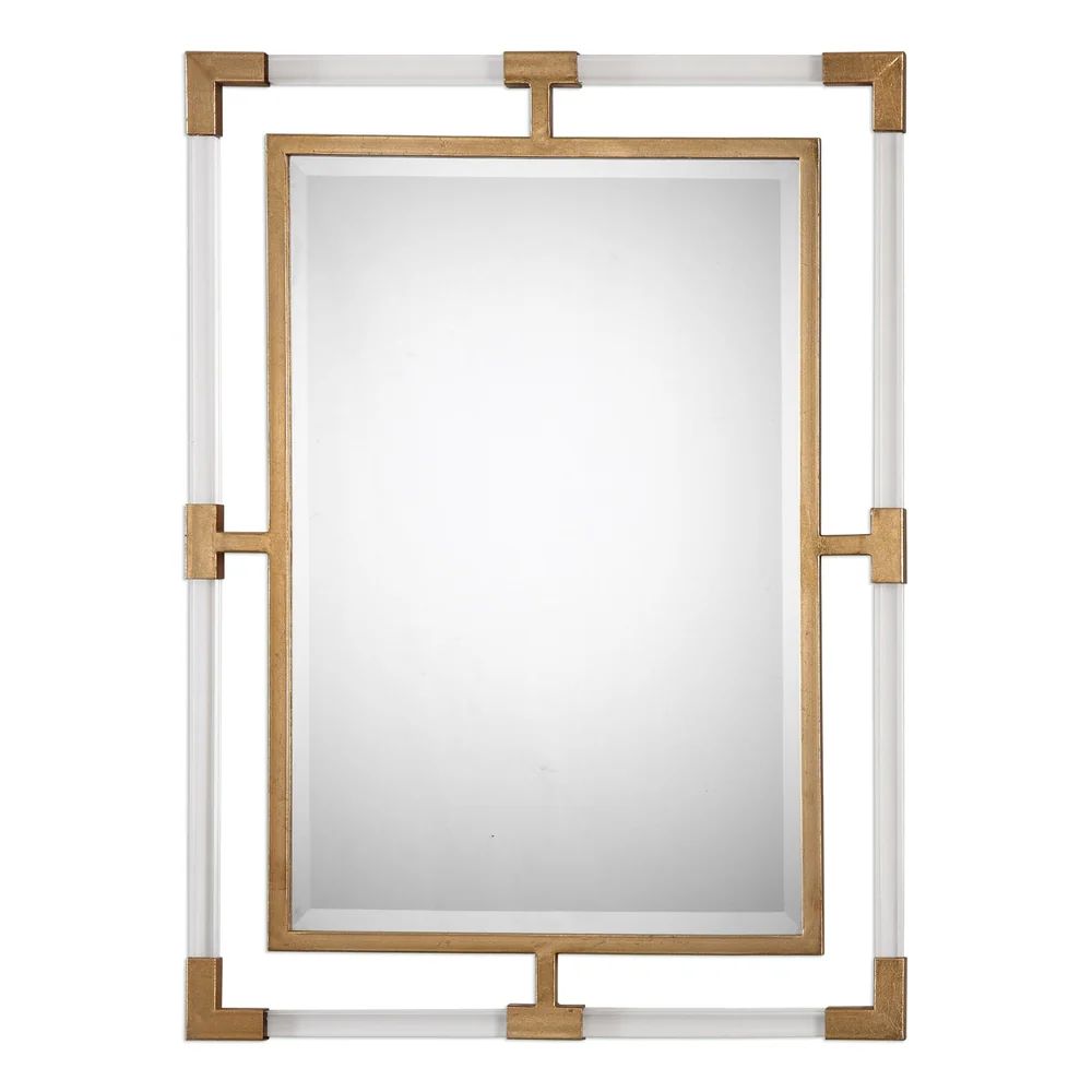 Balkan Modern Gold Wall Mirror - 27.5x37.5x1.375 (Mirrors) | Bed Bath & Beyond