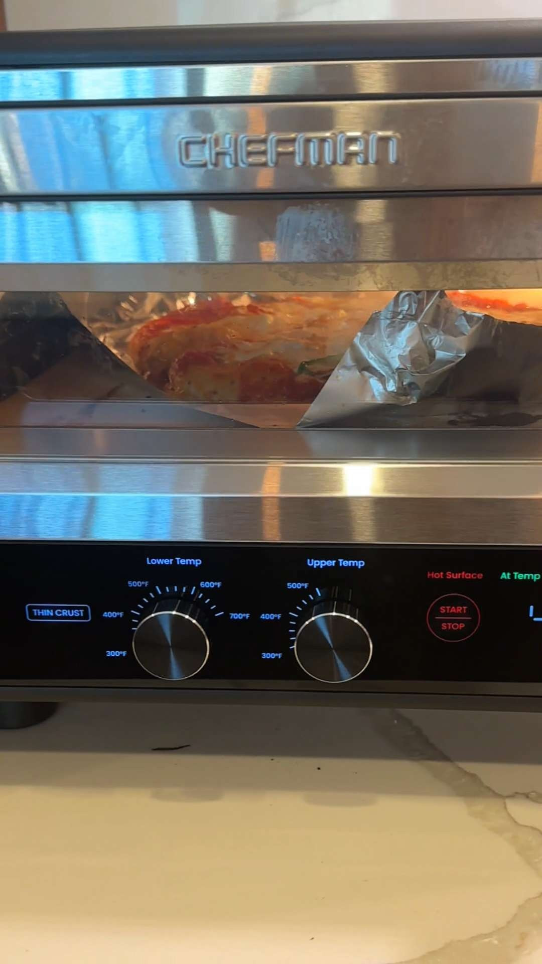 Recalibrate your culinary output with a heating framework engineered for authentic, high-temperature blistering! This Chefman Pizza Oven deploys a dual-element heating grid capable of breaching 800°F, allowing you to cook a charred, wood-fired style pie in a matter of minutes right on your countertop 🍕 The ideal tactical asset to equip a colleague who values mastering gourmet execution with absolute consistency 🍳 #HighHeatCooking #ArtisanPizza #CountertopOven #MinimalistCooking #ThermalEngineering 

#LTKfoodie #LTKHome