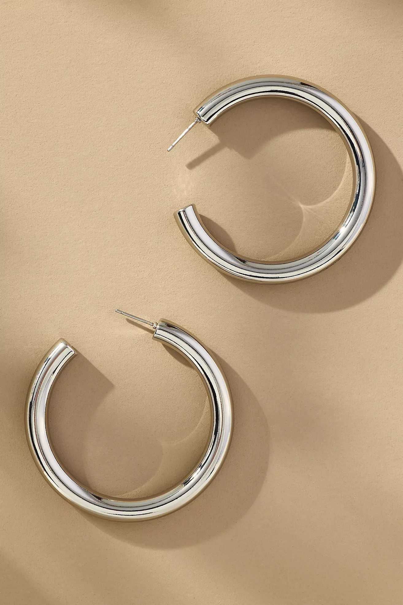 Ettika Large Thick Classic Hoop Earrings | Anthropologie (US)