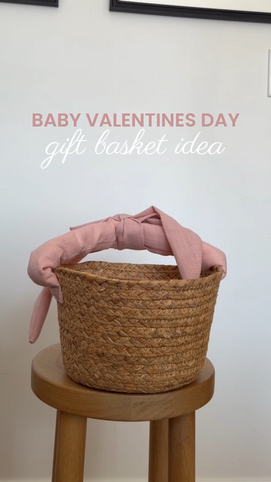 Gift basket inspiration for baby’s first Valentine’s Day 🎀 

@Target basket 

#LTKValentine