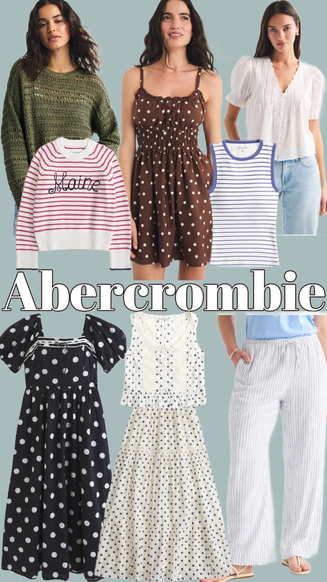 Love these new arrivals from Abercrombie! 😍

Polka dot / coastal grandmother/ Spring outfit / spring break / resort wear / travel outfits / jeans / Easter dress / beach vacation / dresses / white dress / sandals / swimsuit / jean shorts / spring fashion / summer outfit / wedding guest dresses / workout set / vacation outfit


#LTKTravel #LTKSeasonal #LTKootd