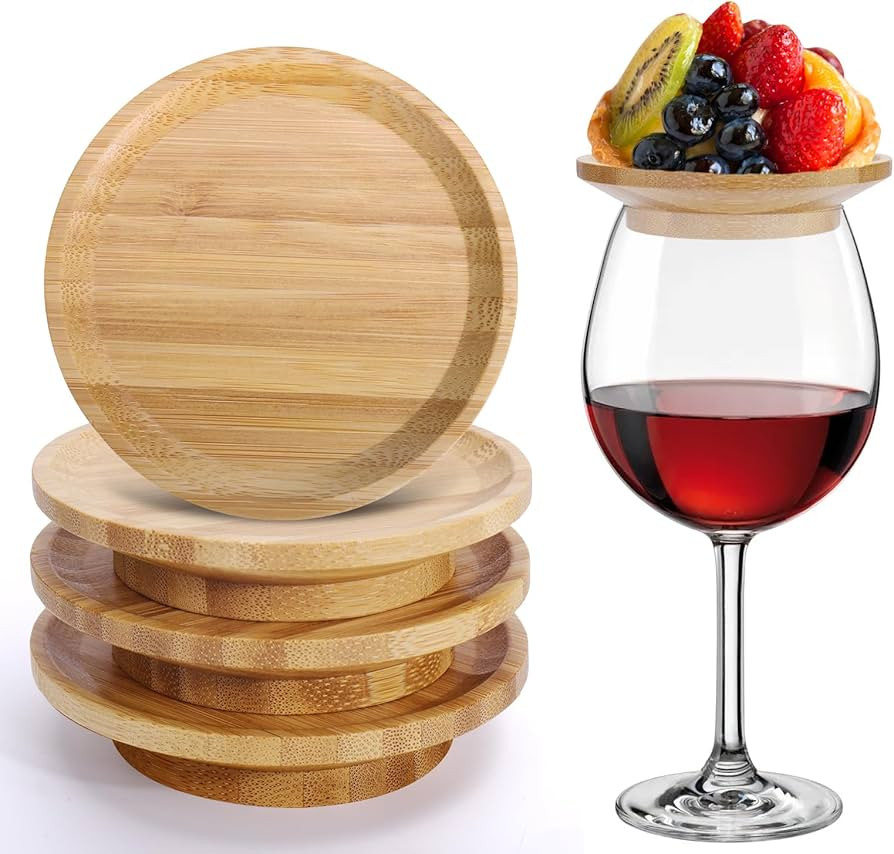 AIERSA Wine Glass Charcuterie Topper, Suitable for Less 1.6" to 3" in Diameter, Charcuterie Wine ... | Amazon (US)