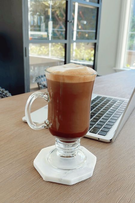 Who else loves an Irish coffee mug?!? I love a clear glass coffee mug especially for a latte! 

#coffee #glassware #kitchen #irishcoffeemug #coffeemug

#LTKhome