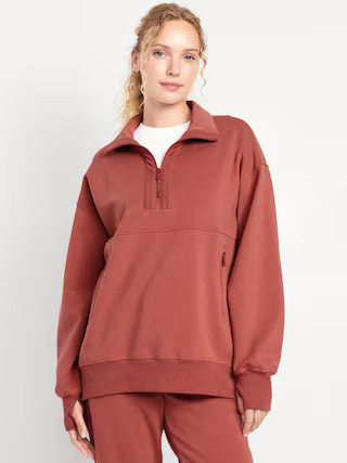 Dynamic Fleece Half-Zip Tunic | Old Navy (US)