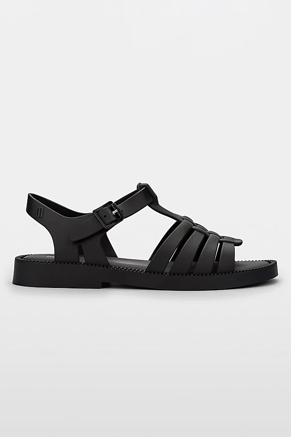 Melissa Possession Fresh Jelly Fisherman Sandal in Matt Black, Women's at Urban Outfitters | Urban Outfitters (US and RoW)