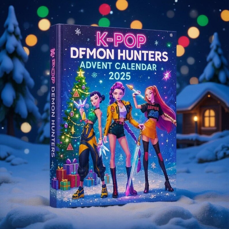Kpop Demon Hunters Advent Calendar, Kpop 3D Print Acrylic,resin Demon Hunters Advent Calendar, 24... | Etsy (US)