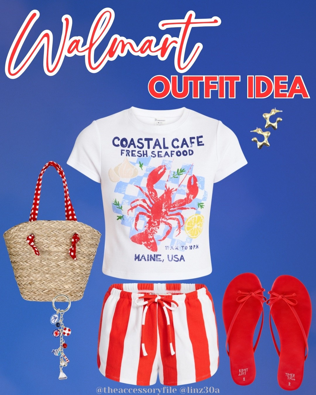 Walmart outfit idea - I actually just ordered this shirt and shorts! 

Walmart outfit, Walmart fashion, Walmart style, summer outfit, vacation outfit, sandals, beach tote, beach bag 

#LTKSeasonal #LTKootd
