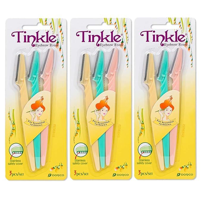 Tinkle Eyebrow Razor, 3ct per pack (3pk) | Amazon (US)