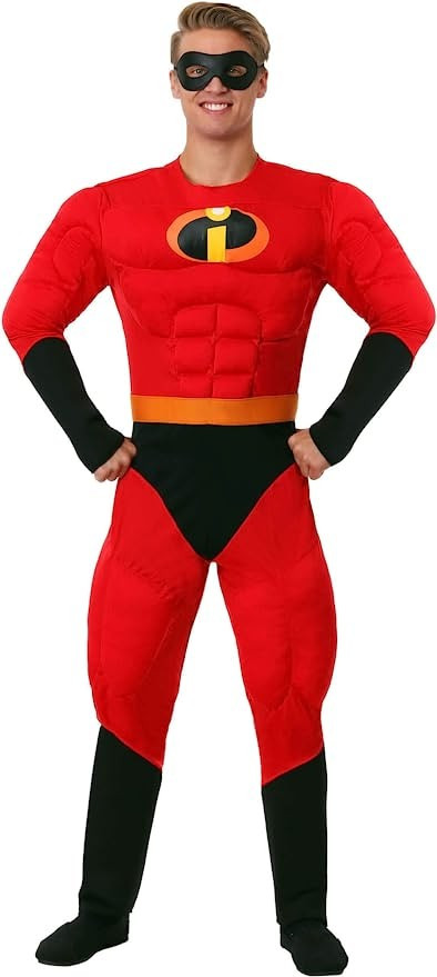 Mr. Incredible Deluxe Muscle Plus Size Costume 3X | Amazon (US)