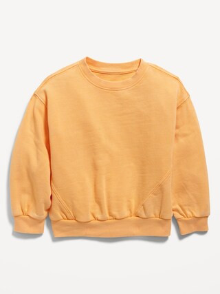 Crew-Neck Sweatshirt for Toddler Girls | Old Navy (US)