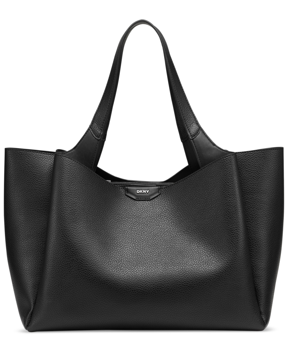 Dkny Willa Top Handle Tote - Black/silv | Macy's