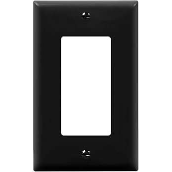 ENERLITES Decorator Light Switch or Receptacle Outlet Wall Plate, Gloss Finish, Size 1-Gang 4.50"... | Amazon (US)
