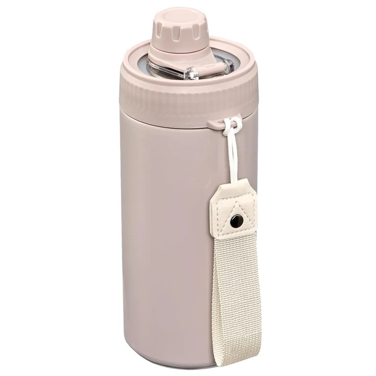 JSLOVE 4-in-1 Insulated Vacuum Can Cooler Design for 12 oz Cans- Oat | Walmart (US)