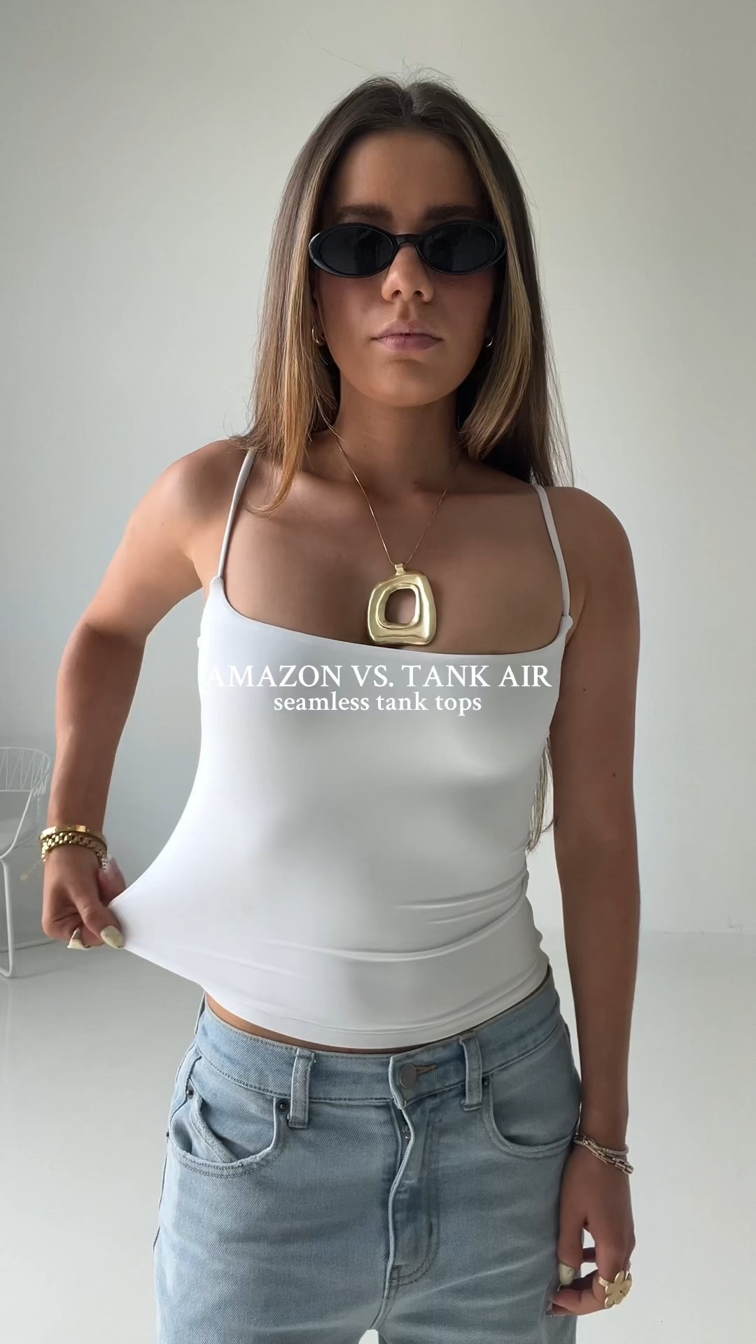 Athe best seamless tank! wearing an xs 🤍

#LTKStyleTip #LTKFindsUnder50 #LTKSummerEdit