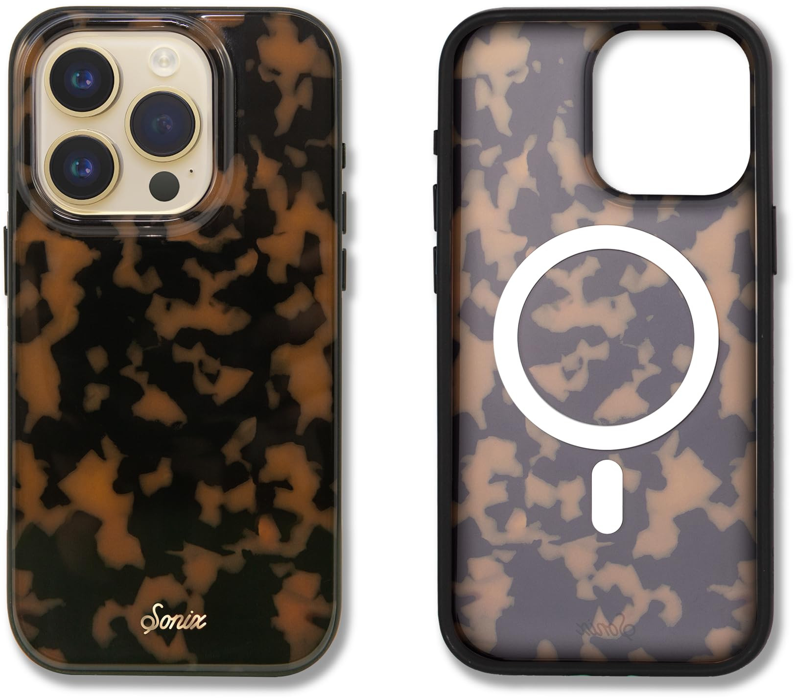 Sonix Case for iPhone 15 Pro | Compatible with MagSafe | 10ft Drop Tested | Tortoise Shell | Brow... | Amazon (US)
