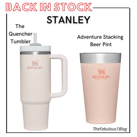BACK IN STOCK! 
Stanley Quencher Tumbler and Beer Pink
#BackInStock #Kitchen #Home 

#LTKunder50 #LTKGiftGuide #LTKhome