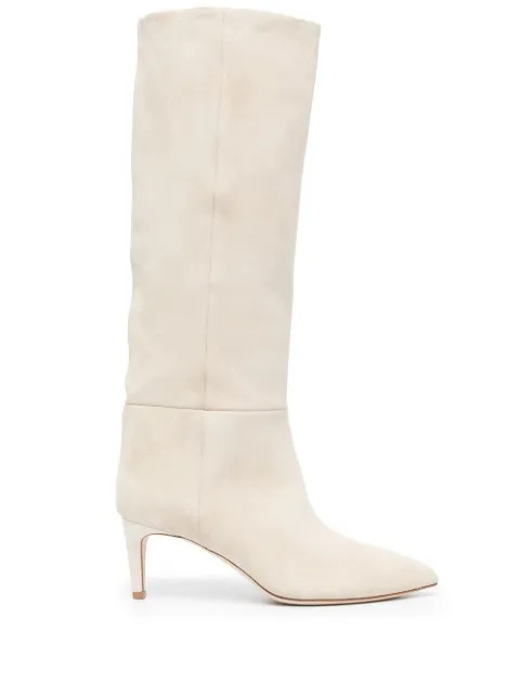 Paris Texas 70mm Leather Stiletto Boots - Farfetch | Farfetch Global