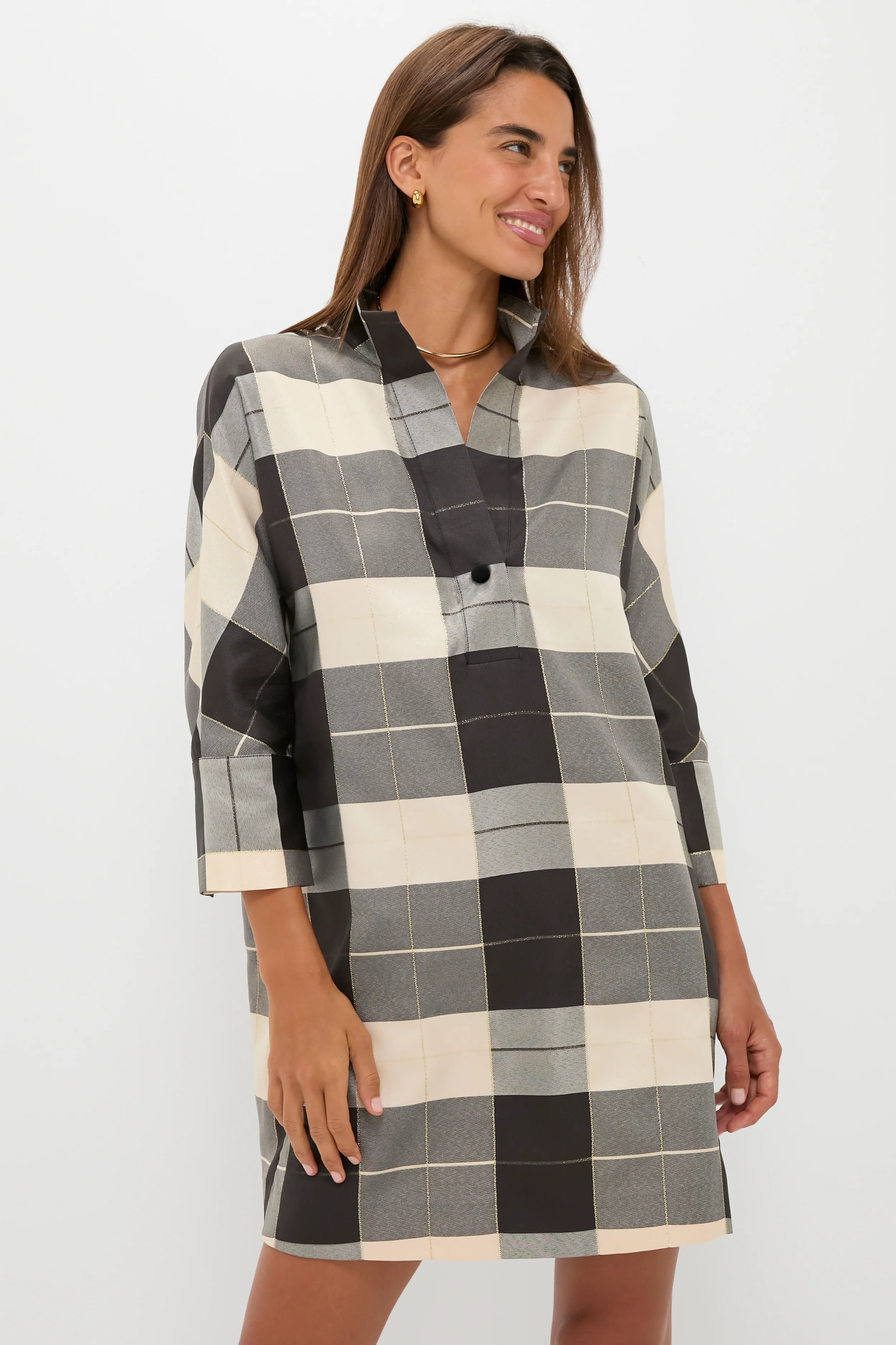 Mairead Check Plaid Willow Dress | Tuckernuck (US)