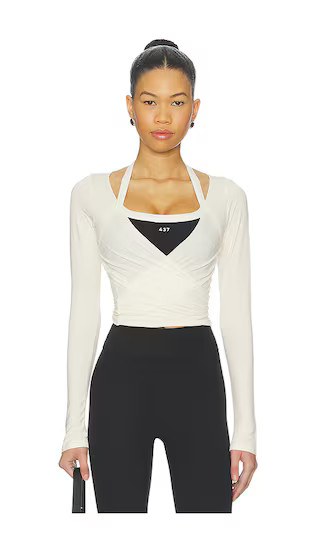 The Ballet Wrap in Cream | Revolve Clothing (Global)