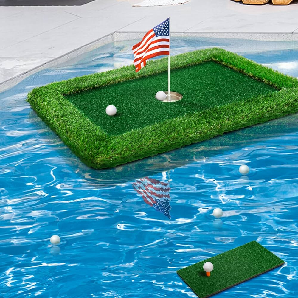 Floating Golf Green for Pool, Various Sizes (35"x24"/47"x35"/63"x47") to Suit Your Needs, Floatin... | Amazon (US)