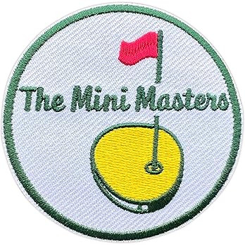 The Mini Masters Embroidery Patches for Clothes Backpacks Hats Jeans Bags, Masters Golf Lover Spo... | Amazon (US)