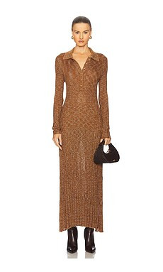 Zimmermann Mouline Midi Dress in Chocolate Multi from Revolve.com | Revolve Clothing (Global)