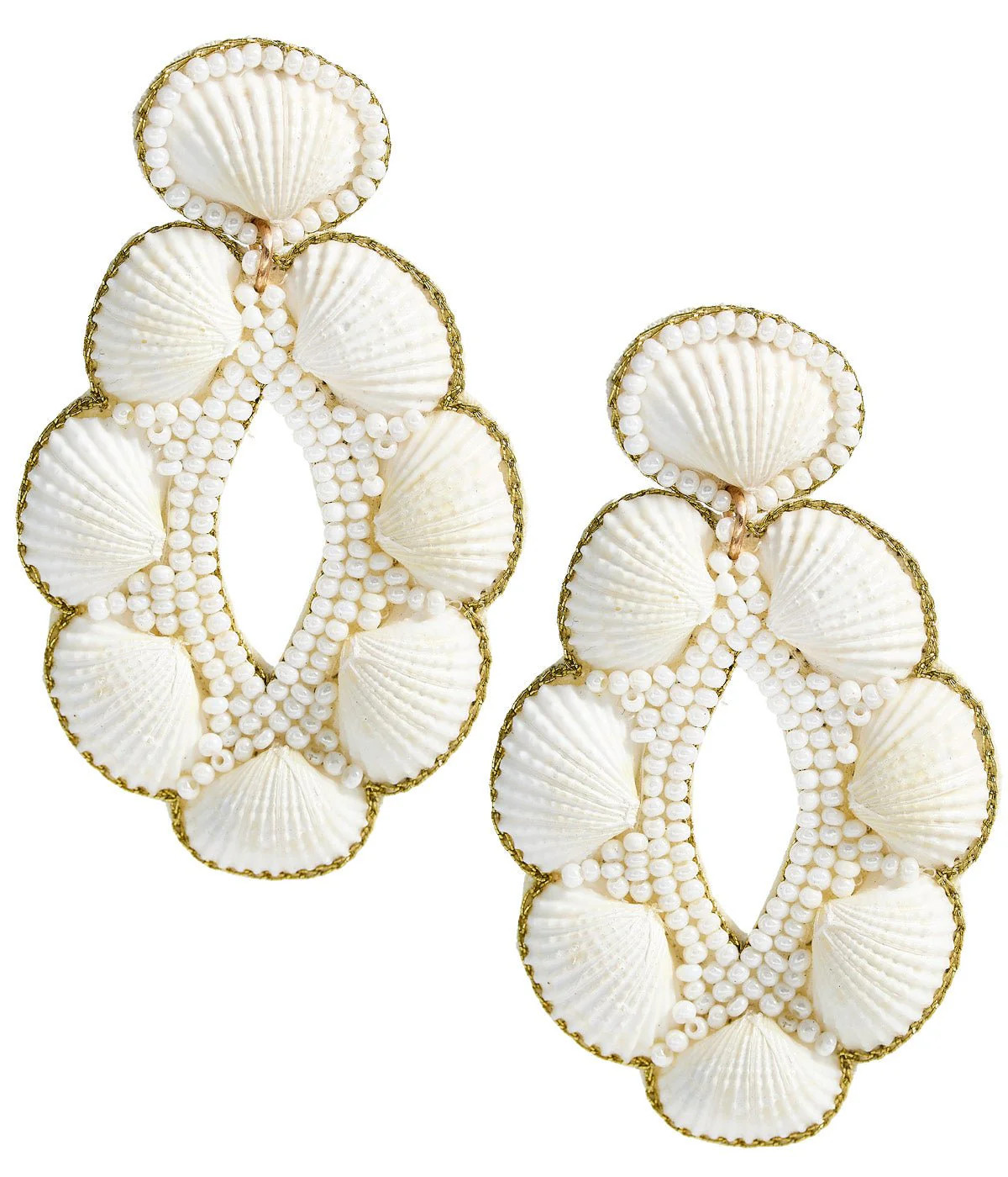 Remi Shell Beaded Earring | Lisi Lerch Inc