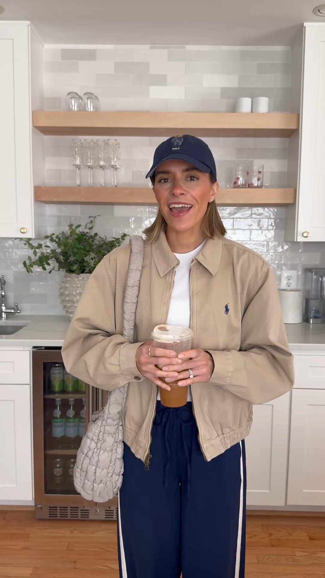 medium jacket 
XS pants 

#LTKootd #LTKmomlife