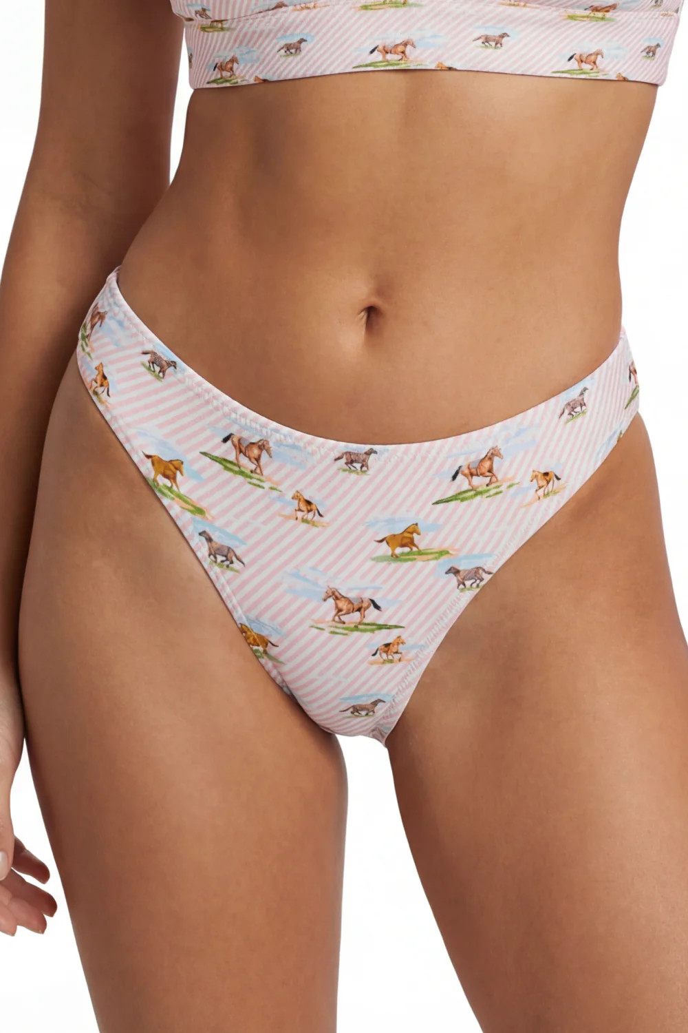 Derby Horses MicroModal Thong | Shinesty