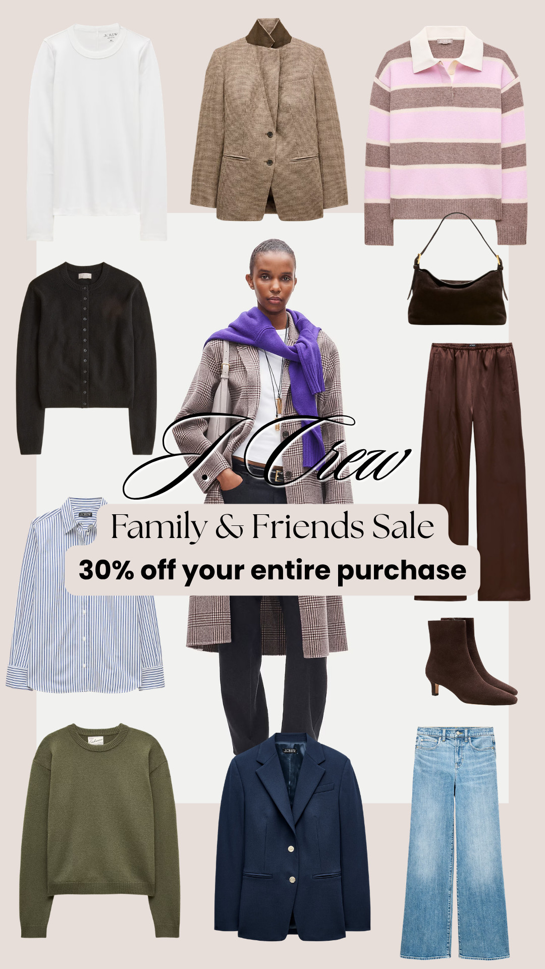 J.Crew Family + Friends Sale picks 🤎 

So many good fall staples right now. Sweaters, denim and easy pieces you’ll wear all season long. Linking some of my favorites from the sale! 

 #LTKSeasonal #LTKOver40 #LTKSaleAlert