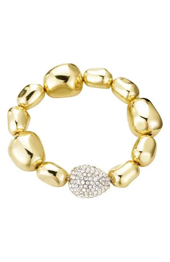 Adornia Pebbled Stretch Bracelet in Gold at Nordstrom Rack | Nordstrom Rack