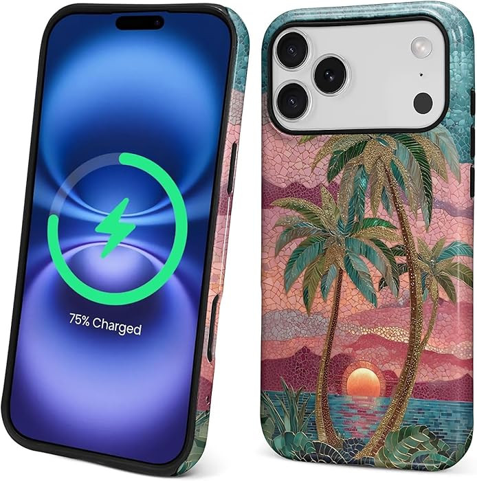 Magnetic Case for iPhone 17 Pro Max Design,Compatible with MagSafe,Slim Protective Soft TPU Bumpe... | Amazon (US)
